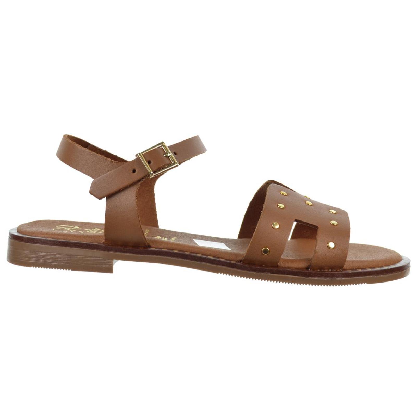 Oh My Sandals 5577 Sandalia Piel Confort Tacón Ancho Mujer