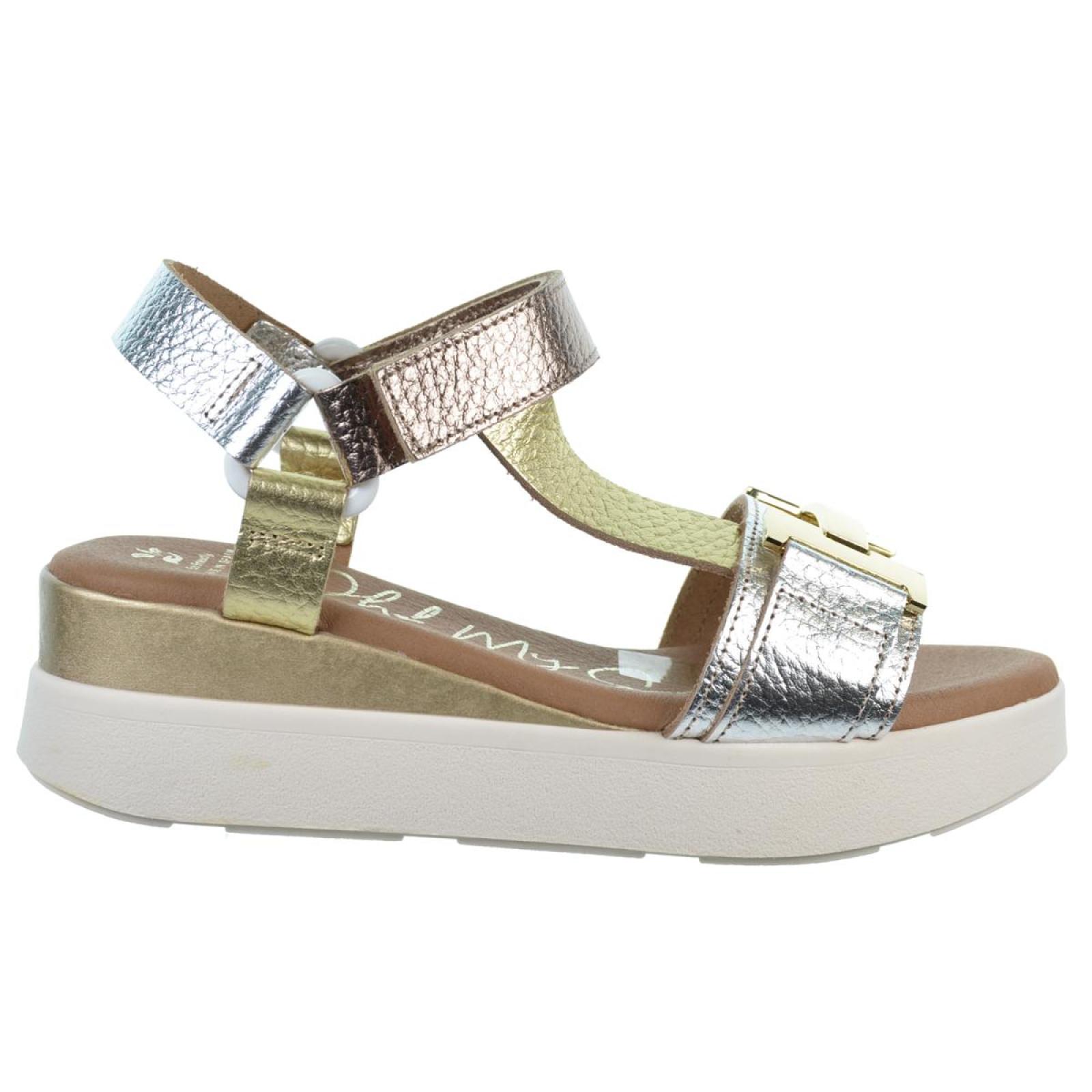 Oh My Sandals 5671 Sandalia Piel Cuña Plataforma Mujer