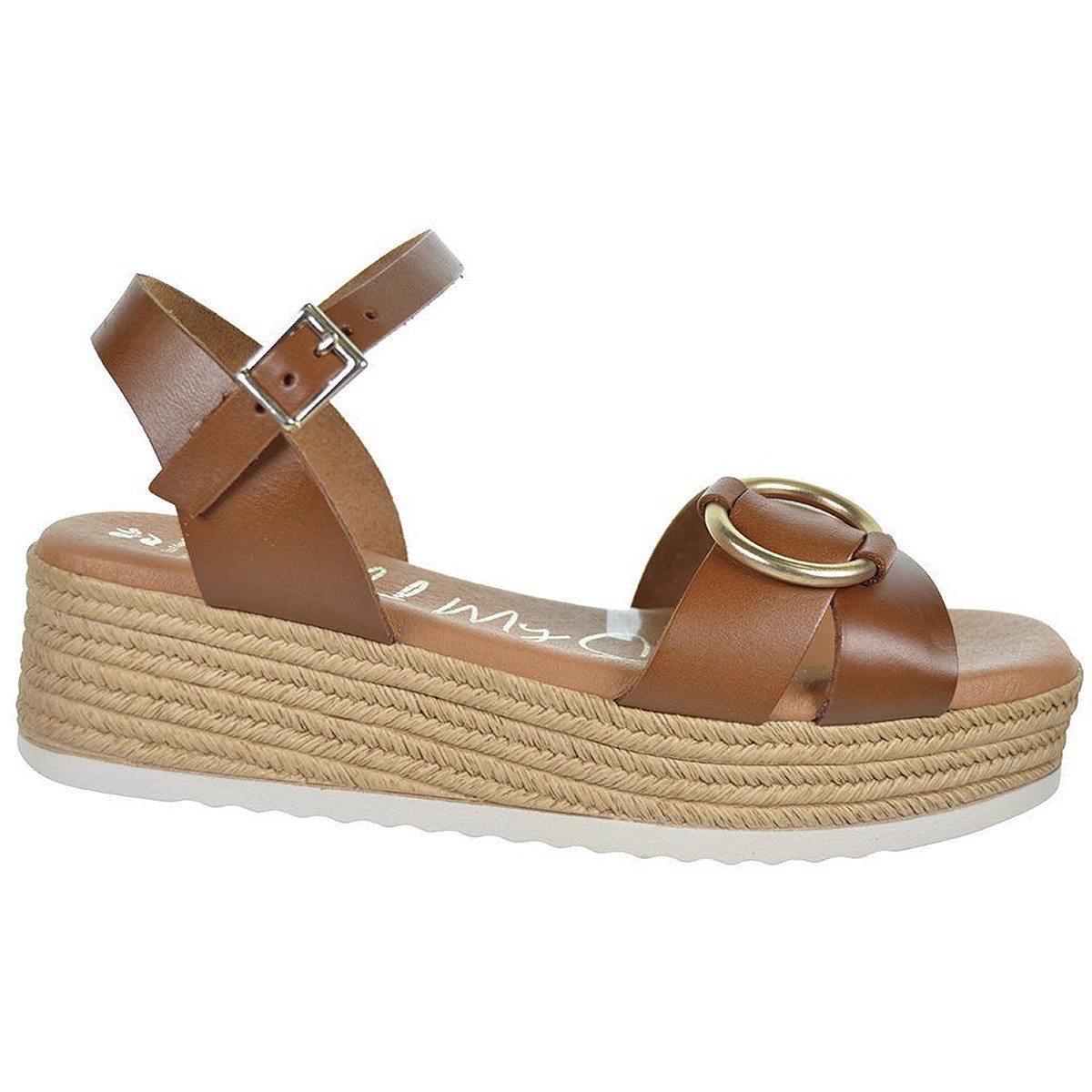5210 Oh! My Sandals Sandalia Piel Confort Plataforma Mujer