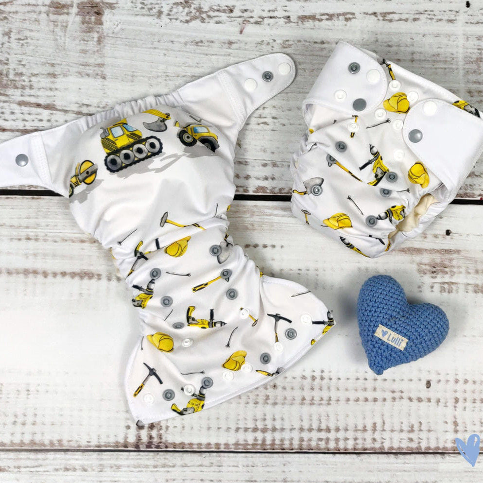 Pañal todo en uno (AIO) OS algodón Lulli Construcción