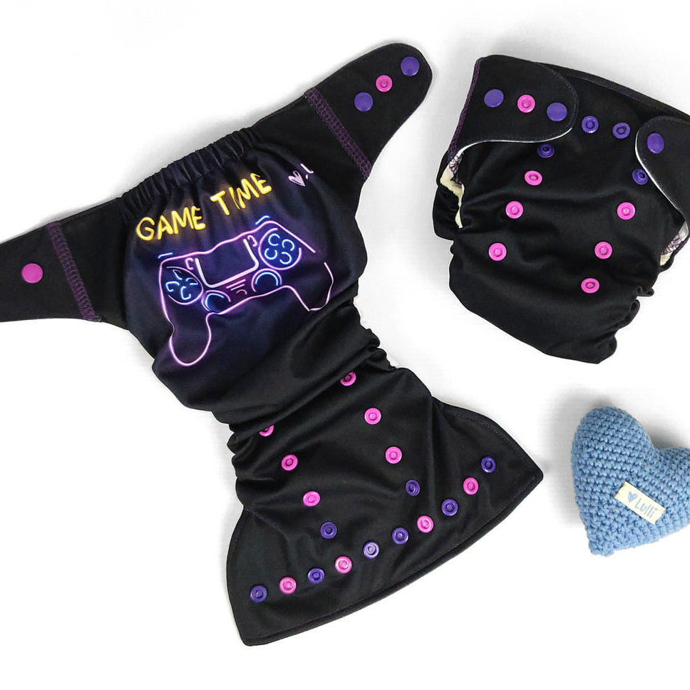 Pañal todo en uno (AIO) OS algodón Lulli Game Time