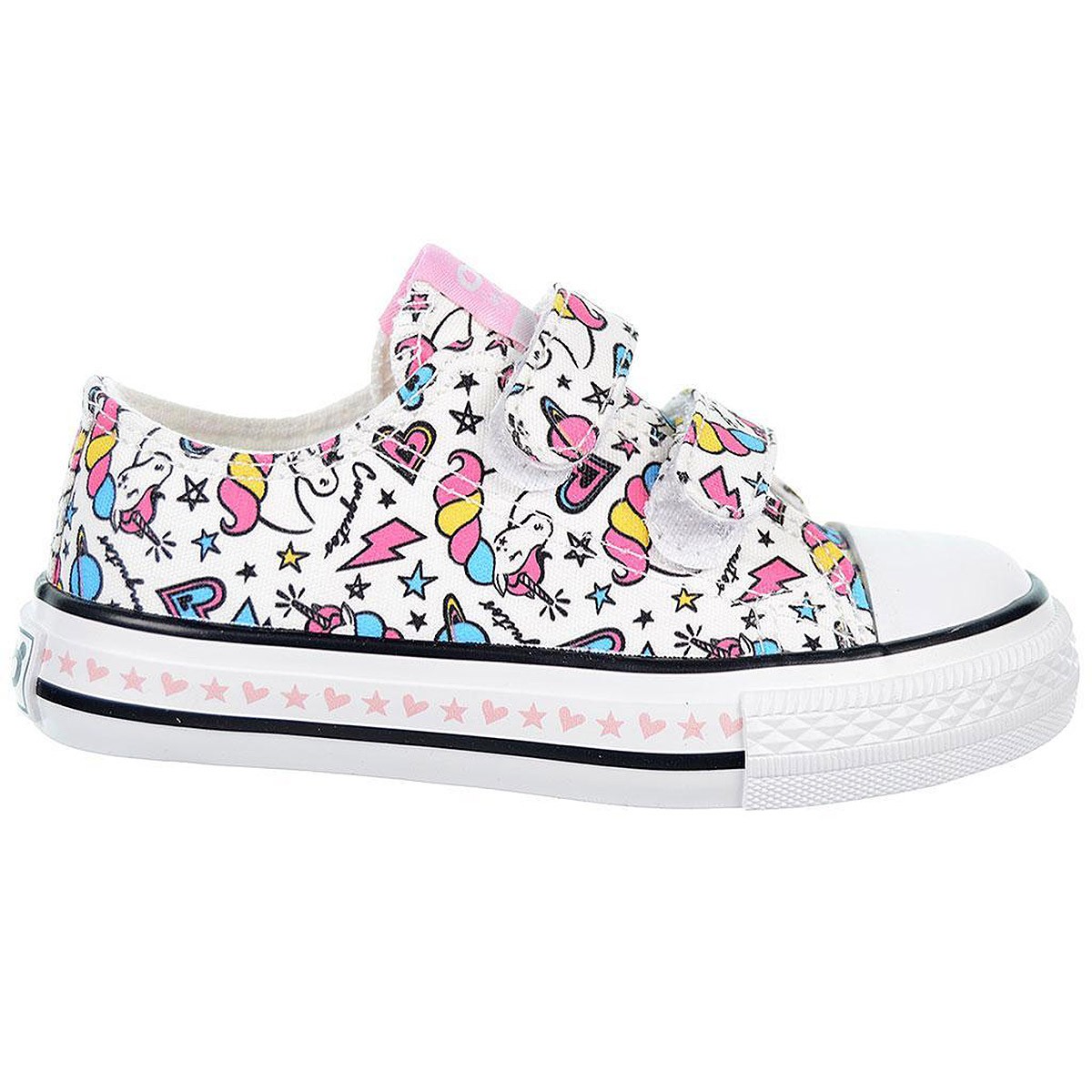 14166 Osito Zapatilla Antideslizante Lona Forro Textil Niña