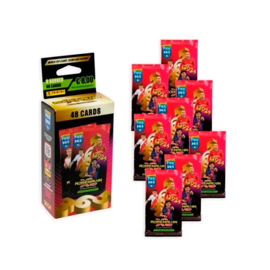 Panini Ecoblister 8 Sobres Tc Adrenalyn Fifa 365 2024-2025 Morado
