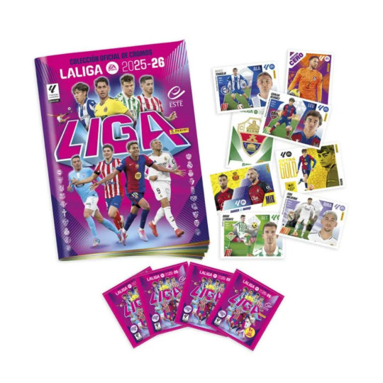Panini Starter Pack (álbum+ 5 sobres) Liga Este 2025-2026
