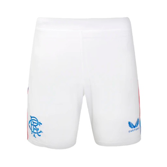 Pantalón corto Castore Glasgow Rangers Primera Equipación 2024-2025 Brilliant White-Lapis Blue