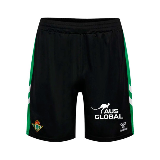 Pantalón corto Hummel Real Betis Primera Equipación 2025-2026 Niño Negro