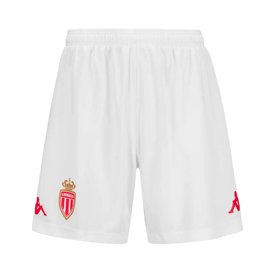 Pantalón corto Kappa AS Monaco Primera Equipación 2024-2025 White