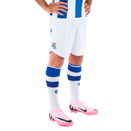 Pantalón corto Macron Real Sociedad Primera Equipación 2024-2025 White