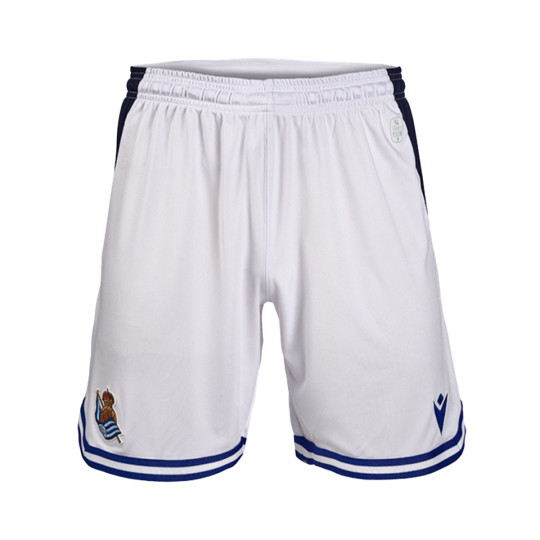 Pantalón corto Macron Real Sociedad Primera Equipación 2025-2026 Blanco
