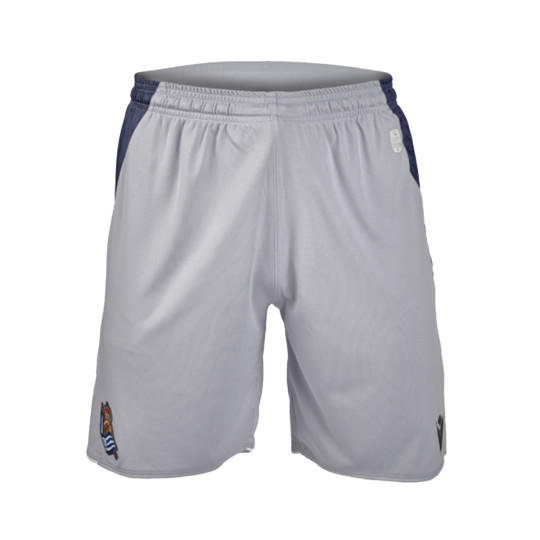 Pantalón corto Macron Real Sociedad Segunda Equipación 2025-2026 Niño Gris