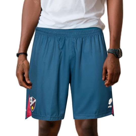 Pantalón corto Soka Sociedad Deportiva Huesca Primera Equipación 2025-2026 SDH Blue-SDH Red