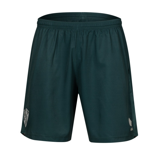 Pantalón corto Soka Sociedad Deportiva Huesca Tercera Equipación 2025-2026 Niño Deep Green-Basil Green-Silver