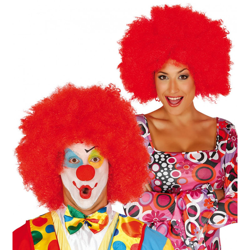 Peluca afro roja extra volumen-19-2E14-4009