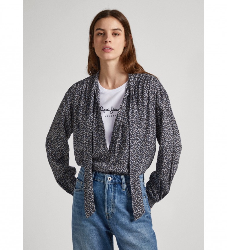 Pepe Jeans Blusa Javiera negro