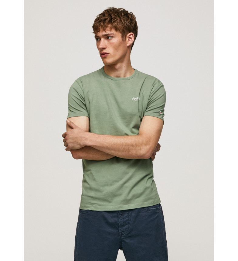 Pepe Jeans Camiseta Original Basic 3 verde