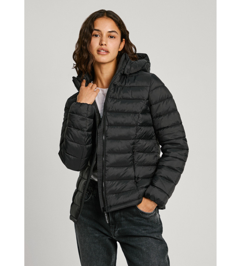 Pepe Jeans Abrigo Ammy Corto negro