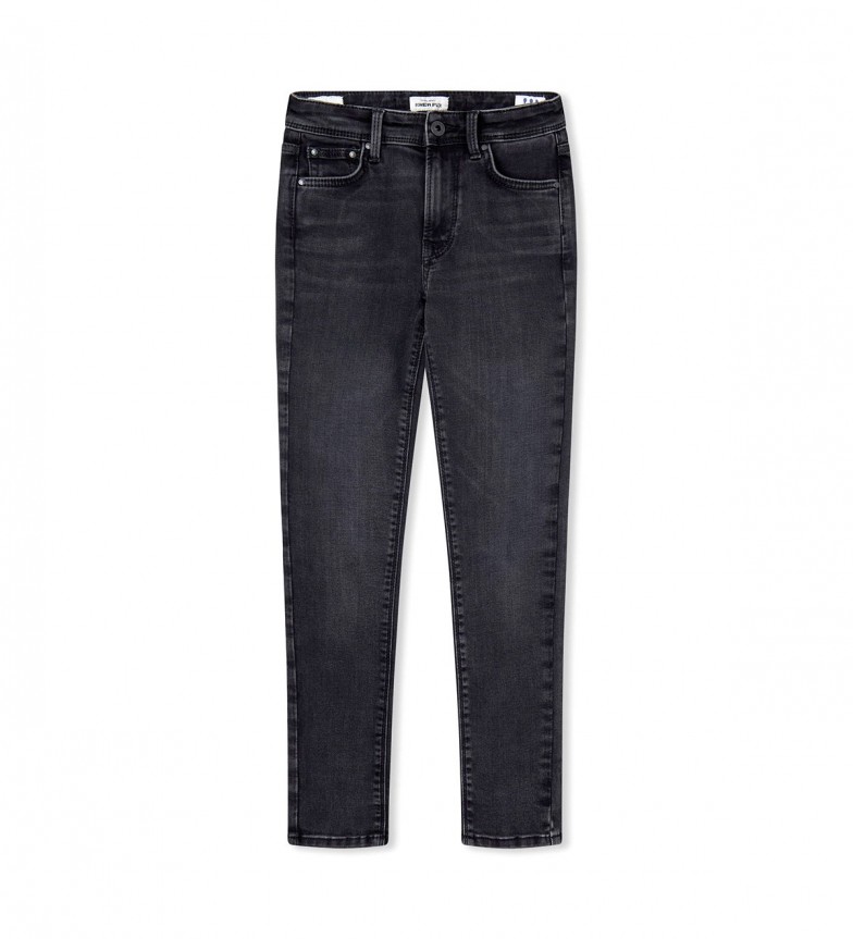 Pepe Jeans Jeans Pixlette Tiro Alto negro