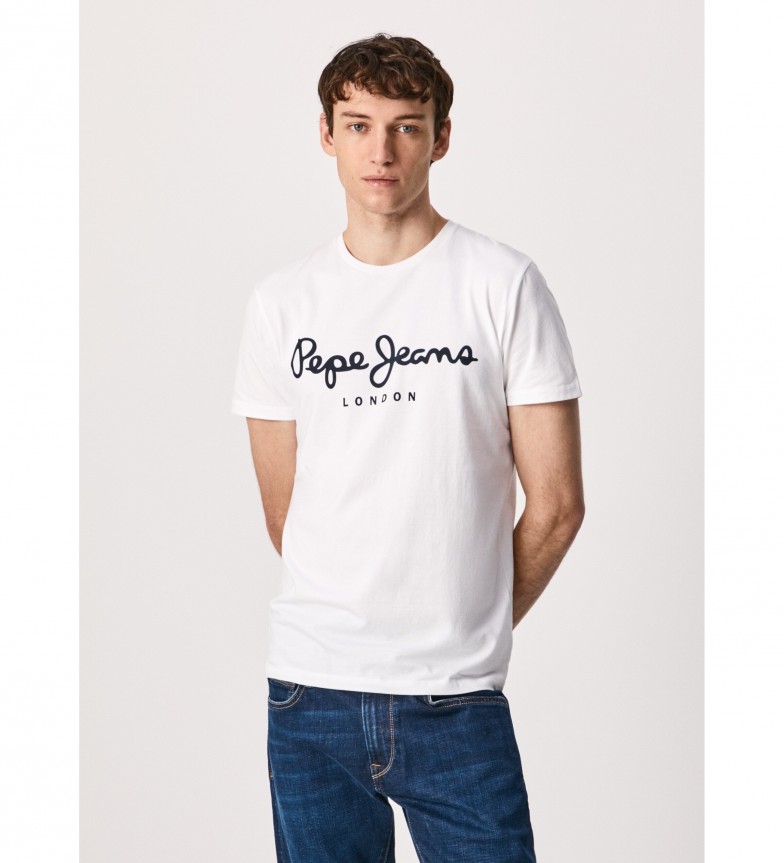 Pepe Jeans Camiseta Original Stretch N blanco