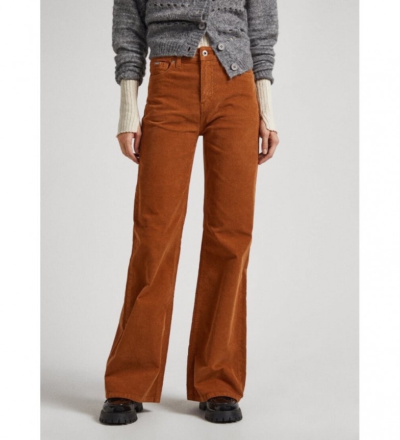 Pepe Jeans Pantalón Willa marrón claro