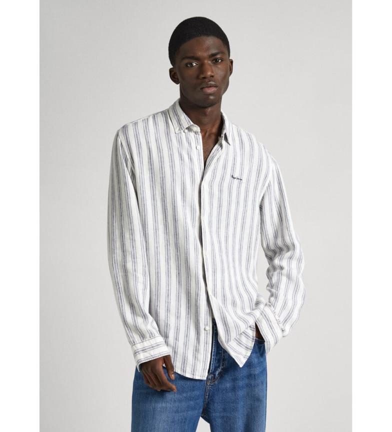 Pepe Jeans Camisa Prixton blanco