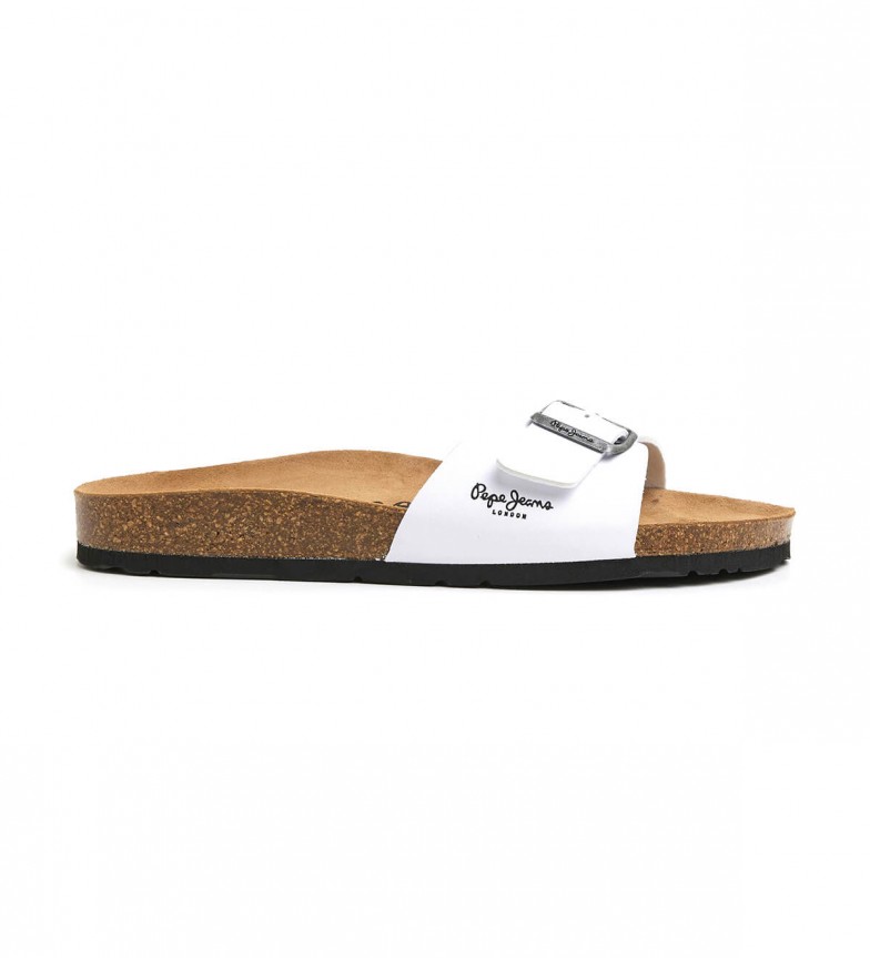 Pepe Jeans Sandalias Bio Single Champion blanco