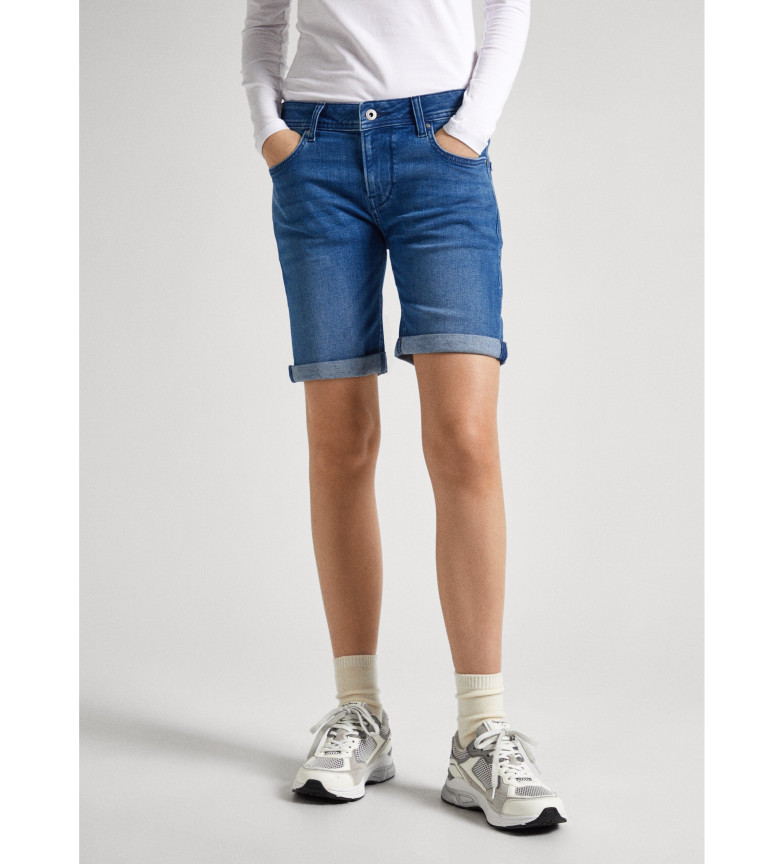 Pepe Jeans Short Slim azul