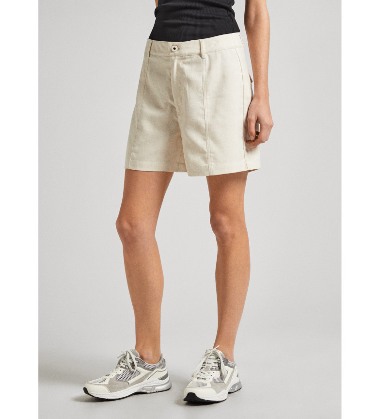 Pepe Jeans Short Tilly blanco roto