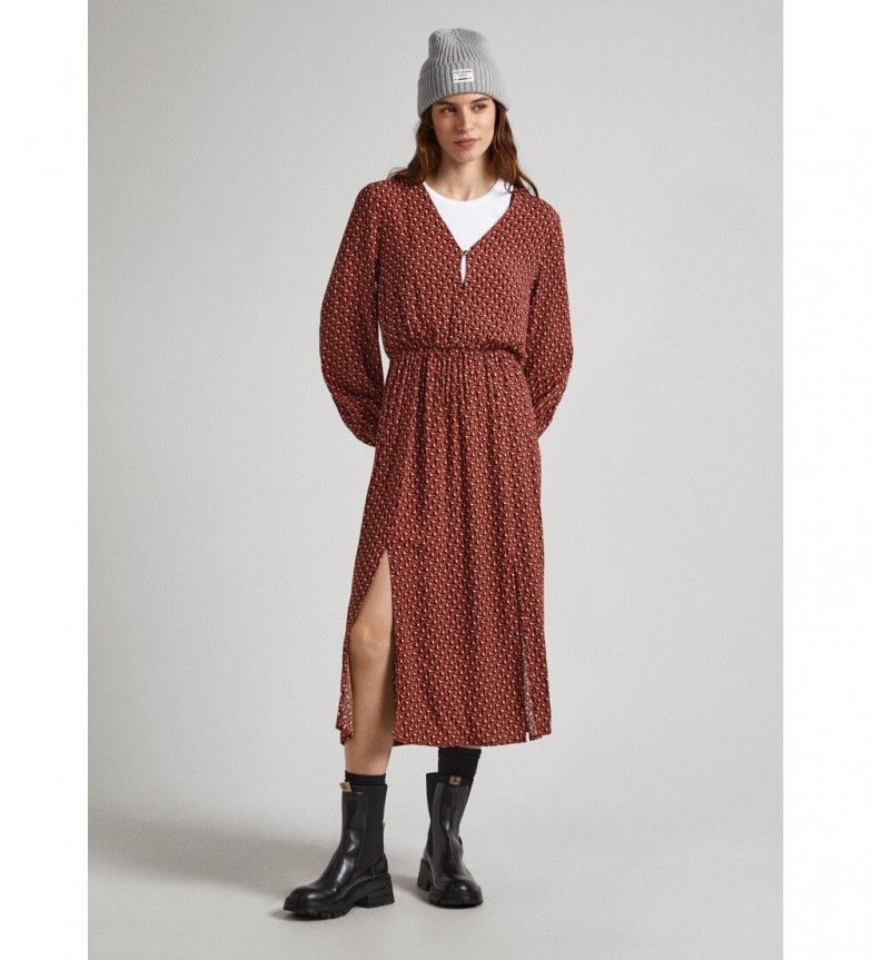 Pepe Jeans Vestido Kari rojo
