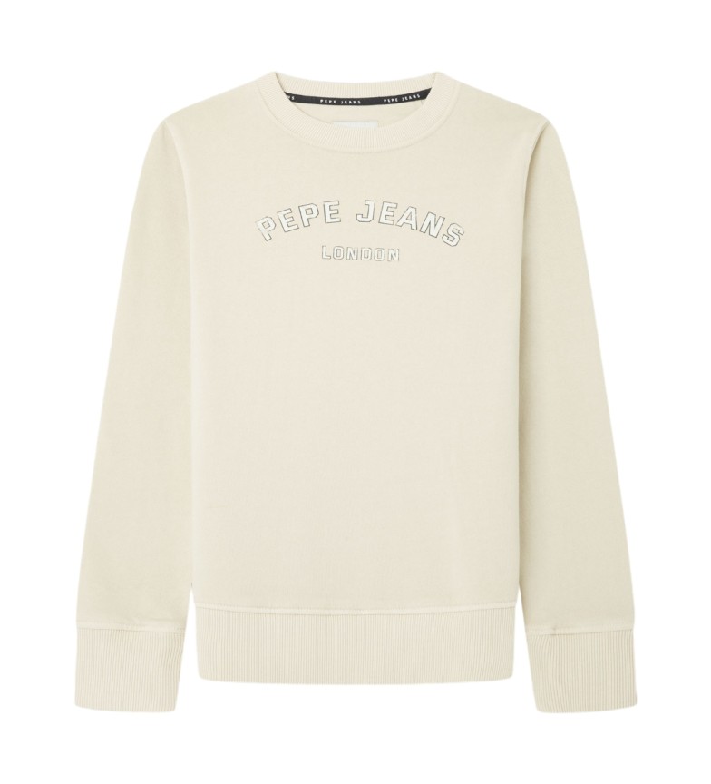 Pepe Jeans Sudadera Aldridge Crew Blanco Crudo