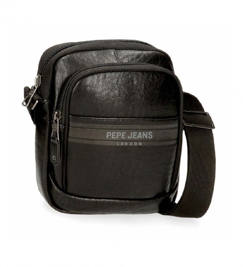 Pepe Jeans Bandolera dos compartimentos negro