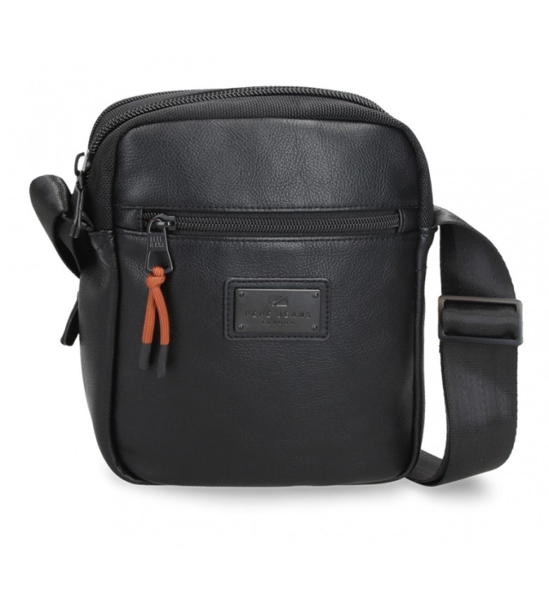 Pepe Jeans Bandolera Egham dos compartimentos negro