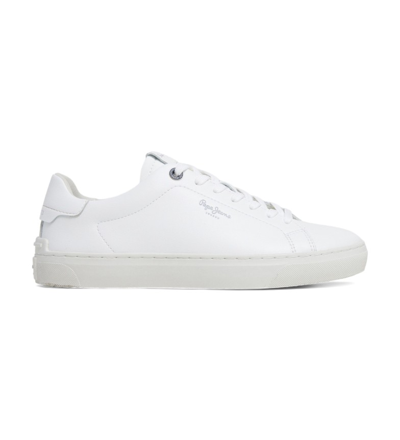 Pepe Jeans Zapatillas de piel Camden Club blanco