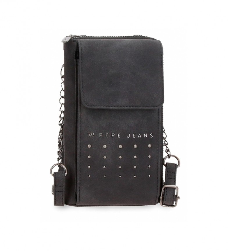 Pepe Jeans Bandolera portamóvil Holly negro