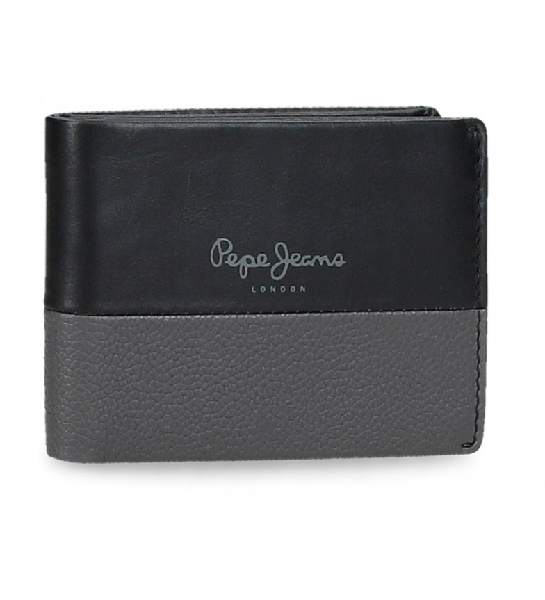 Pepe Jeans Cartera de piel Dual Negro