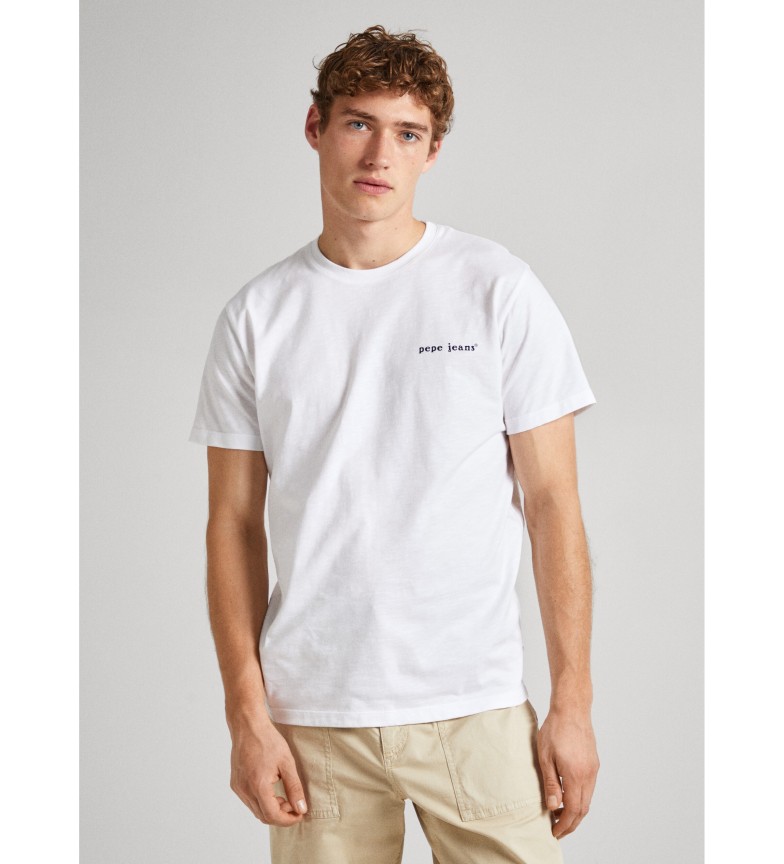 Pepe Jeans Camiseta Claus blanco