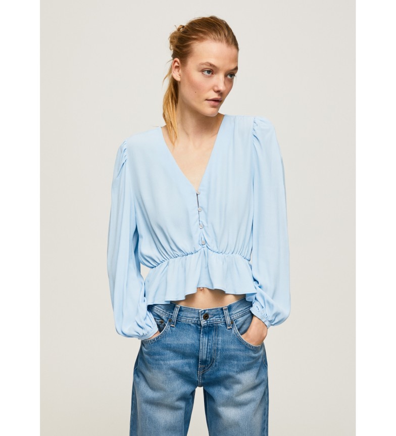 Pepe Jeans Blusa Edita azul