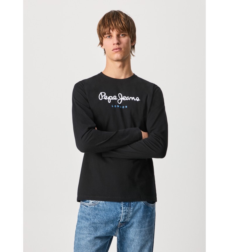 Pepe Jeans Camiseta Eggo Largo N negro