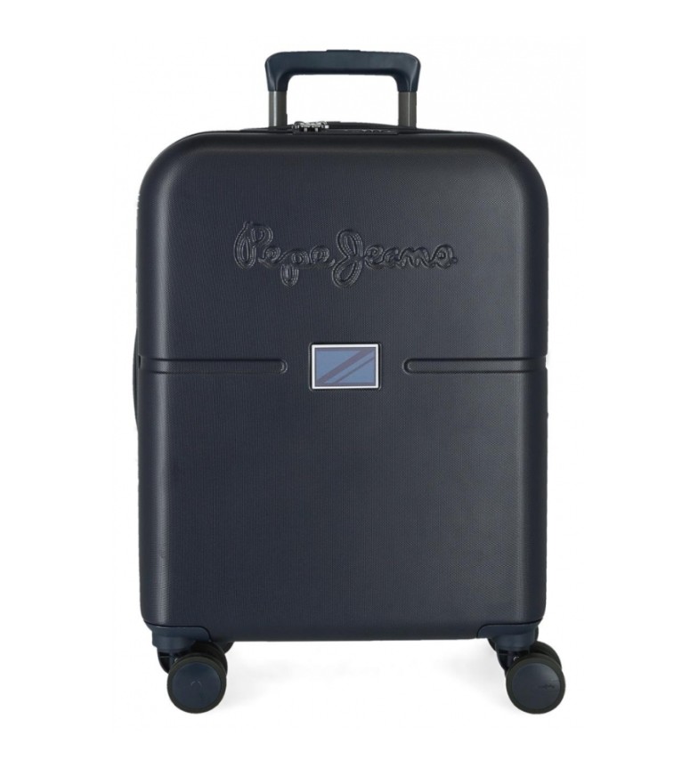 Pepe Jeans Maleta de cabina Pepe Jeans Accent marino expandible rígida 55cm negro