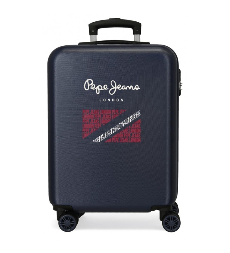 Pepe Jeans Maleta de cabina Clark rígida 55 cm marino