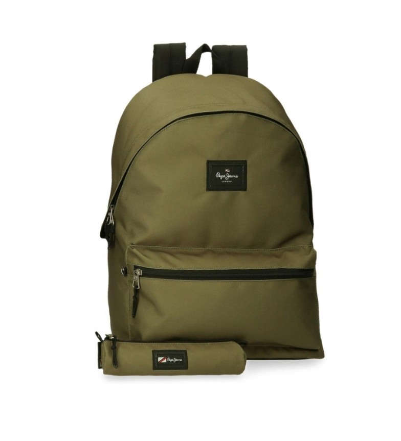 Pepe Jeans Mochila Aris + Estuche verde