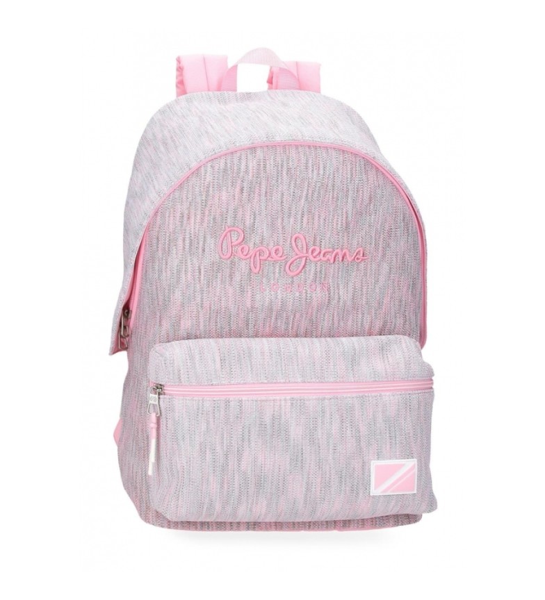 Pepe Jeans Mochila Miri 42 cm adaptable a carro rosa