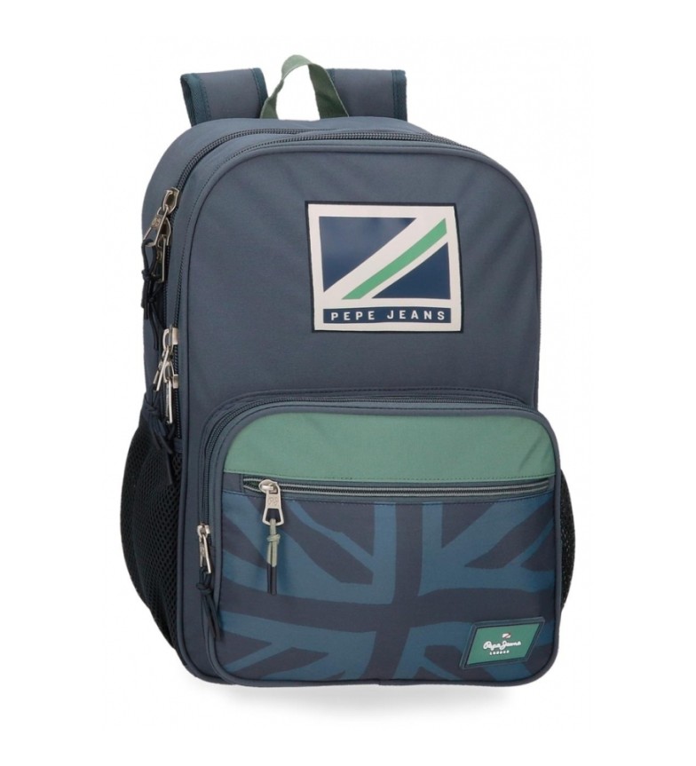 Pepe Jeans Mochila Tom 40cm dos compartimentos gris