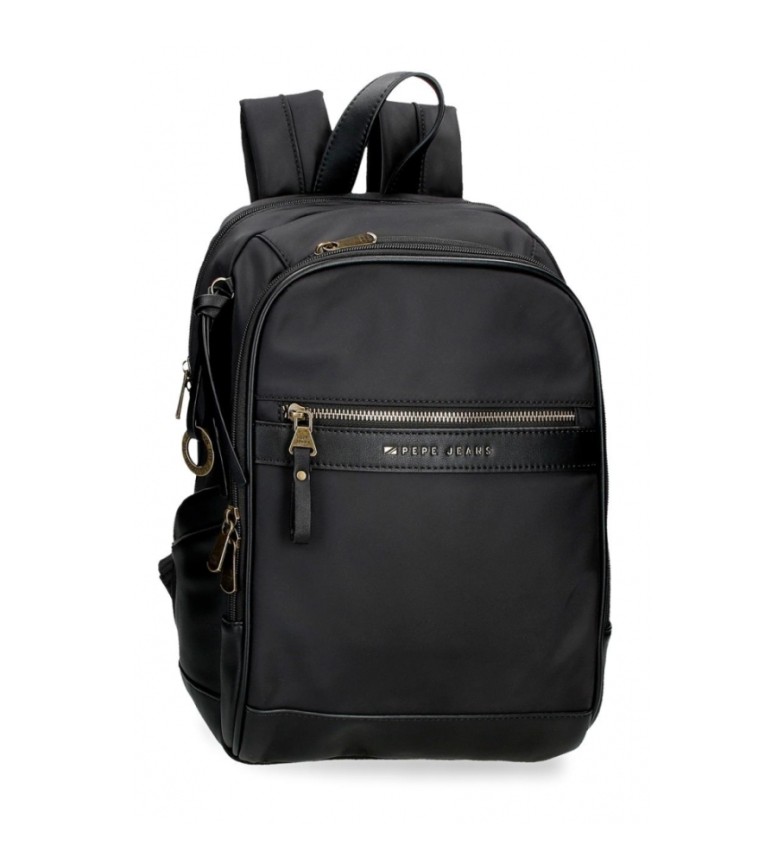 Pepe Jeans Mochila porta ordenador 13,3" Pepe Jeans Morgan negro
