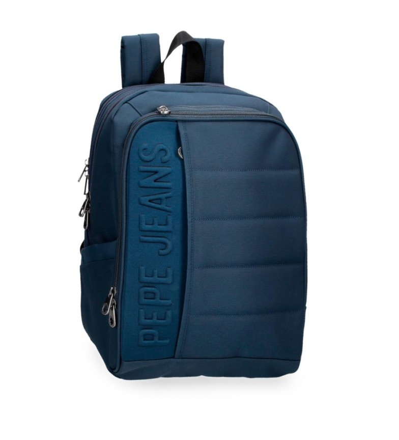 Pepe Jeans Mochila portaordenador 13,3" Pepe Jeans Ancor dos compartimentos adaptable marino