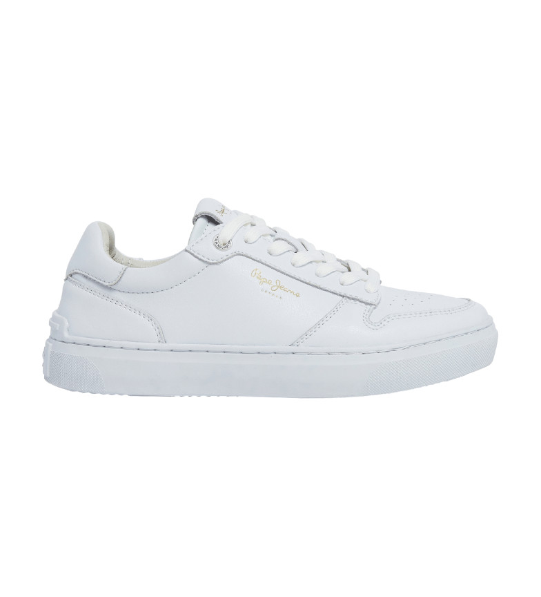 Pepe Jeans Zapatillas De Piel Camden Supra W blanco