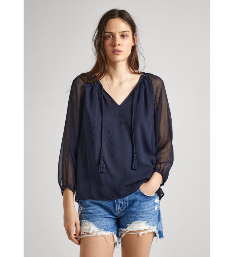 Pepe Jeans Blusa Chiara marino