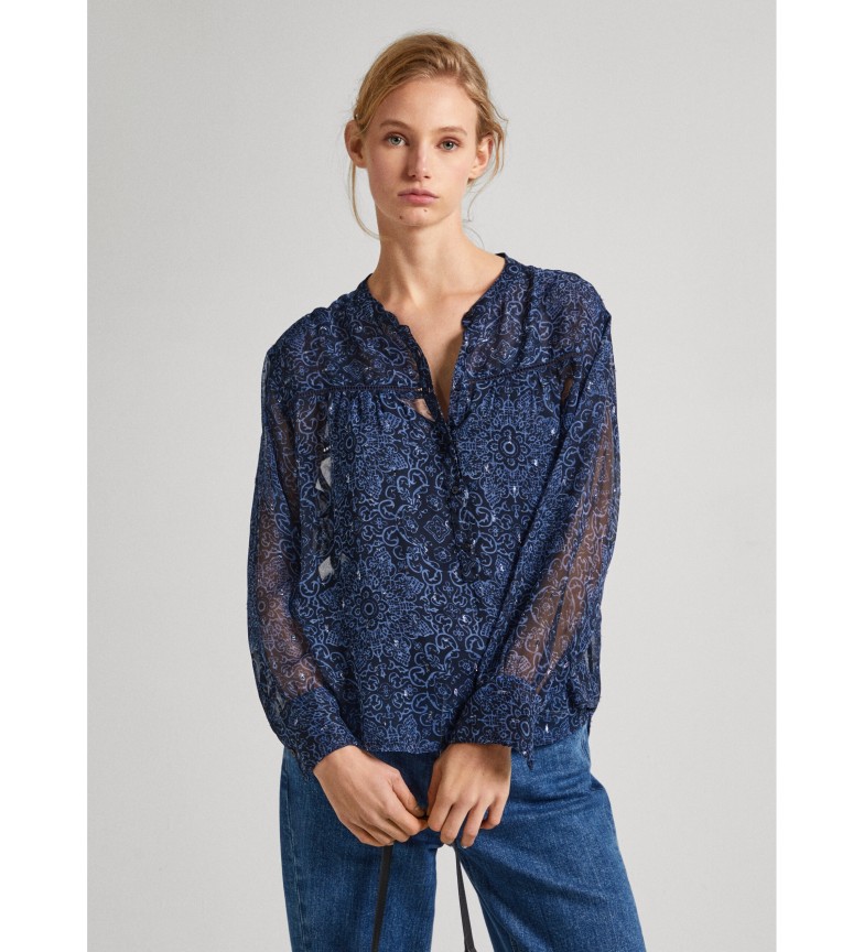 Pepe Jeans Blusa Clementine marino