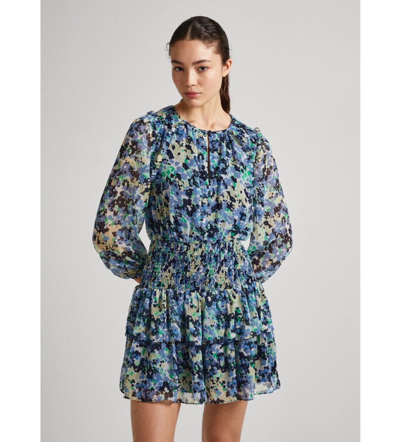 Pepe Jeans Vestido Coral azul