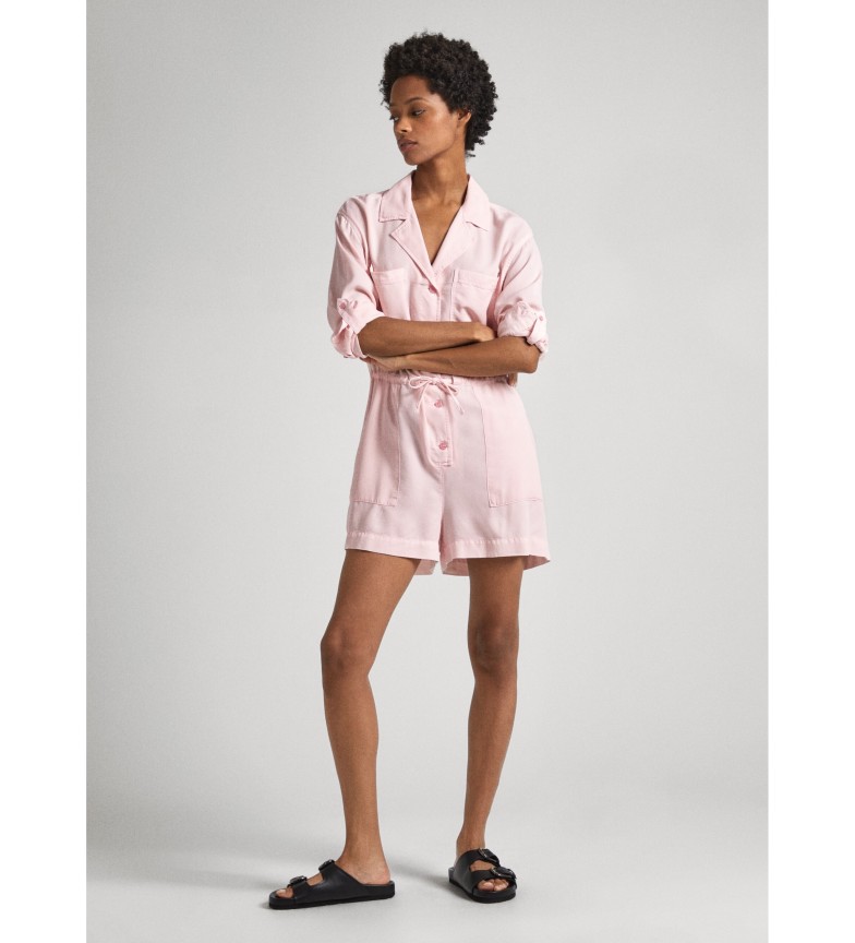 Pepe Jeans Mono corto Elison rosa