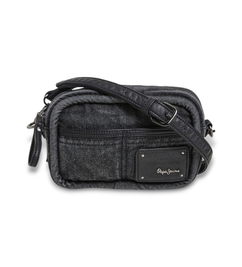 Pepe Jeans Bandolera Evita Rockstar negro